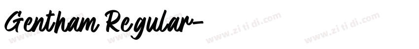 Gentham Regular字体转换 Gentham Regular字体转换